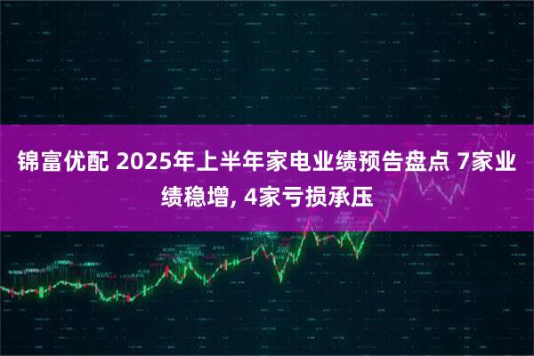 锦富优配 2025年上半年家电业绩预告盘点 7家业绩稳增, 4家亏损承压